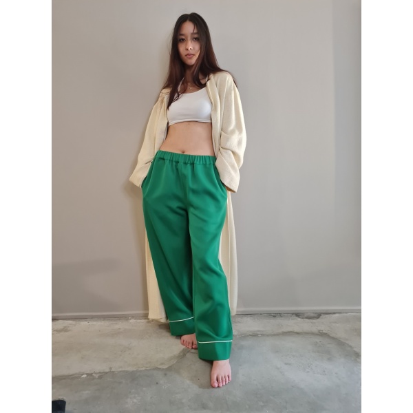 TARA Green Wool Pants II